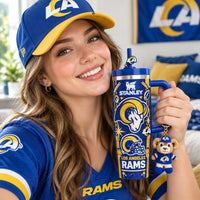 Los Angeles Ram Football Jewel 40oz Tumbler