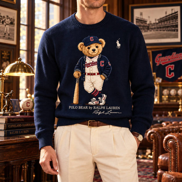 Cleveland Heritage Bear Sweatshirt - Close Up