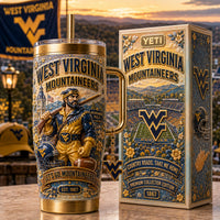 West Virginia Mountaineer Aurora 40oz Tumbler