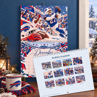 Buffalo Football Fan 2027 Wall Calendar