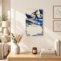 Twelve Moves in Paper 2027 Wall Calendar