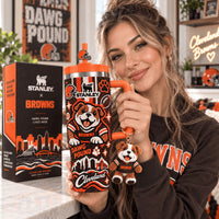 Cleveland Football Jewel 40oz Tumbler