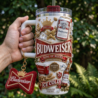 Classic Lager Label Bling 40oz Tumbler