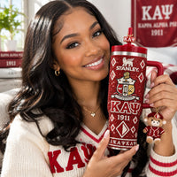 Crimson and Cream Fraternity Aurora 40oz Tumbler
