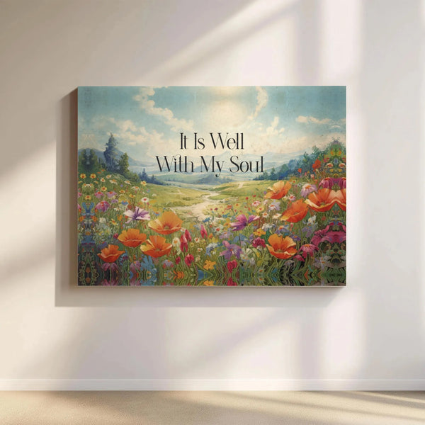 It Is Well With My Soul printable wall art digital download