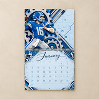 Motor City Football Machine 2027 Calendar