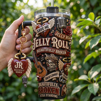 Broken Rose Country Glam 40oz Tumbler
