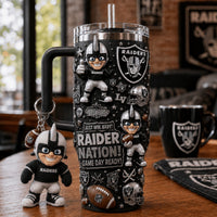 Las Vegas Raider Football Dazzle 40oz Tumbler