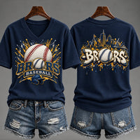 Milwaukee Splatter Ball Baseball T-Shirt