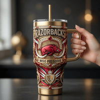 Arkansas Gridiron Jewel 40oz Tumbler