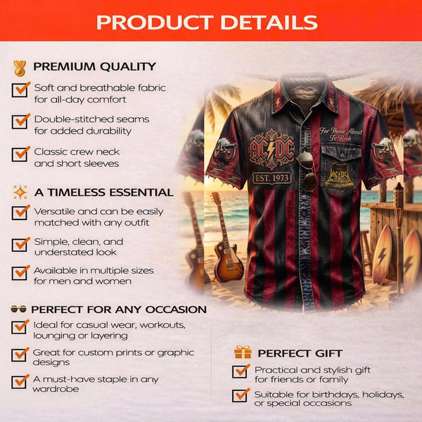 PREMIUM HAWAIIAN SHIRT TLQ DBD ACDC 2305264