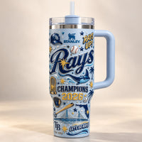 Tampa Bay Baseball Gilded 40oz Tumbler