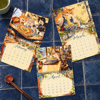 Purr and Noodle 2027 Wall Calendar