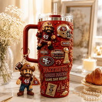 San Francisco Football Dazzle 40oz Tumbler