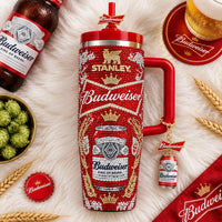 Classic Lager Label Glam 40oz Tumbler