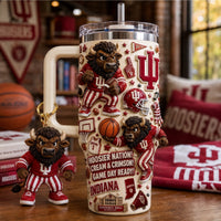 Indiana Hoosier Pride Starry 40oz Tumbler