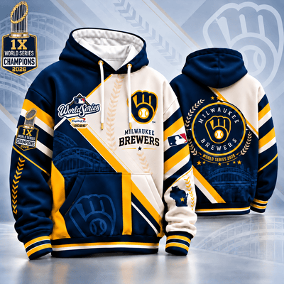 Milwaukee Baseball Colorblock 3D Print Hoodie