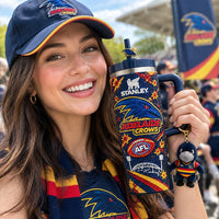 Adelaide Football Bling 40oz Tumbler