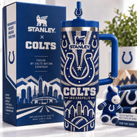 Indianapolis Football Gilded 40oz Tumbler