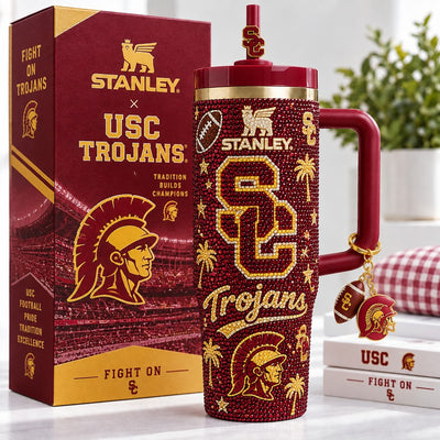 USC Trojan Football Gilded 40oz Tumbler