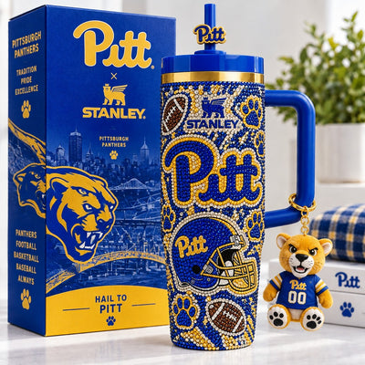Pittsburgh Panther College Dazzle 40oz Tumbler