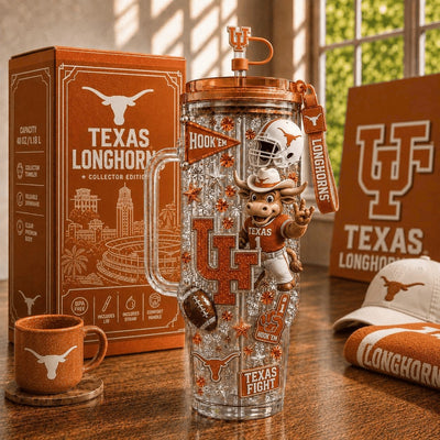 Texas Longhorn Football Starry 40oz Tumbler