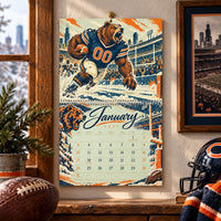 Chicago Roaring Bear 2027 Wall Calendar