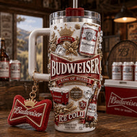 Classic Lager Label Bling 40oz Tumbler
