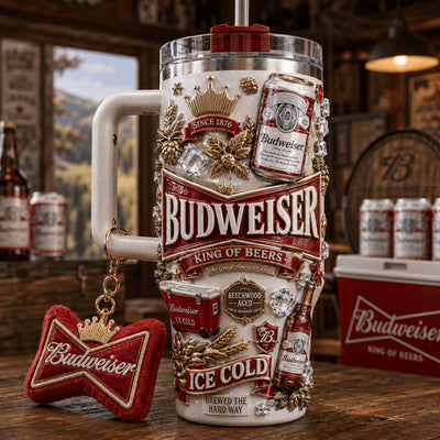 Classic Lager Label Bling 40oz Tumbler