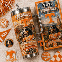 Tennessee Volunteer Football Luxe 40oz Tumbler