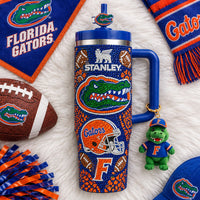 Gainesville Gator Football Jewel 40oz Tumbler