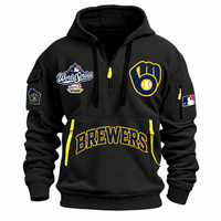 Milwaukee Baseball Half Zip Hoodie