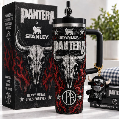 Heavy Metal Bull Bling 40oz Tumbler