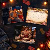 Hens and Heartthrobs 2027 Wall Calendar