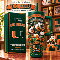 Miami Football Fan 40oz Tumbler