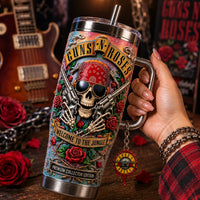Rock Roses Legend Gilded 40oz Tumbler