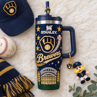 Milwaukee Ballpark Rhinestone 40oz Tumbler