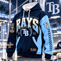 Tampa Bay Baseball White Varsity Hoodie