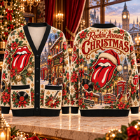 London Rock Christmas Cardigan