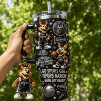 San Antonio Basketball Dazzle 40oz Tumbler