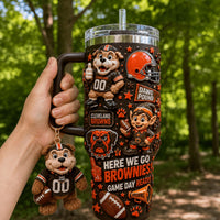 Cleveland Football Bling 40oz Tumbler