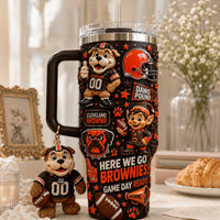 Cleveland Football Bling 40oz Tumbler